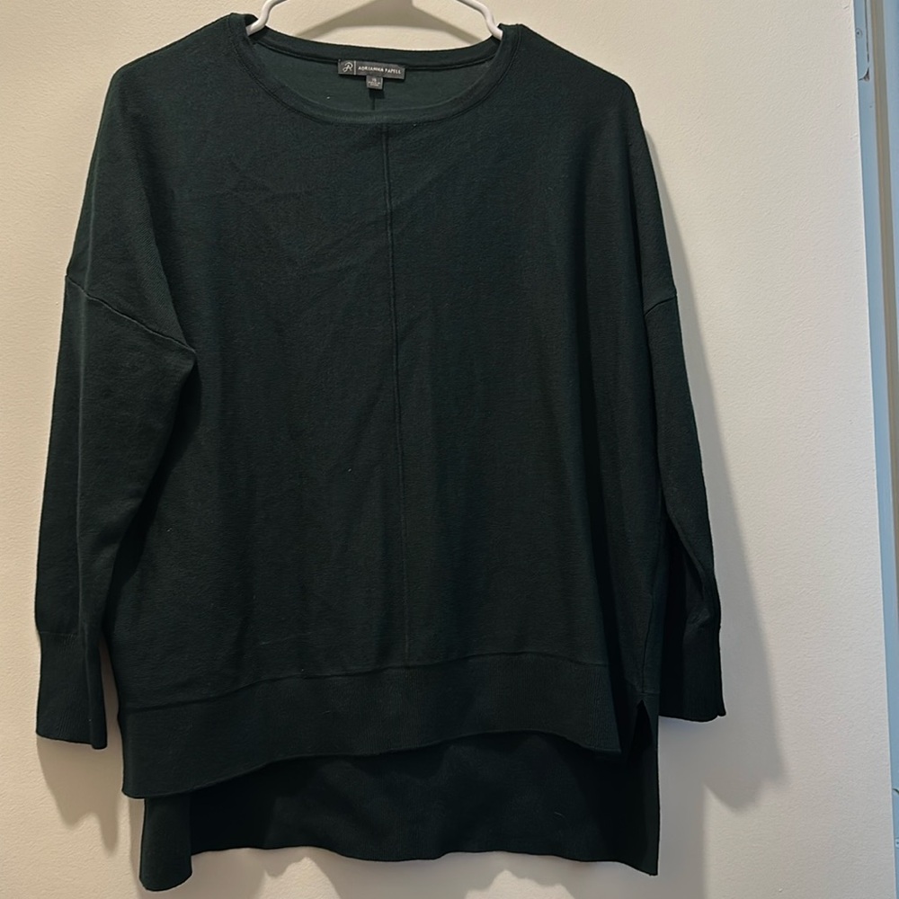 Dark green sweater